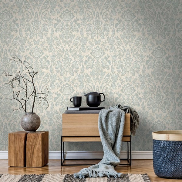 Holden Décor Hawthorn Meadow Blown Vinyl Textured Wallpaper