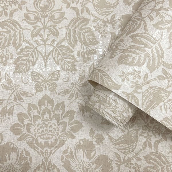 Holden Décor Hawthorn Meadow Blown Vinyl Textured Wallpaper