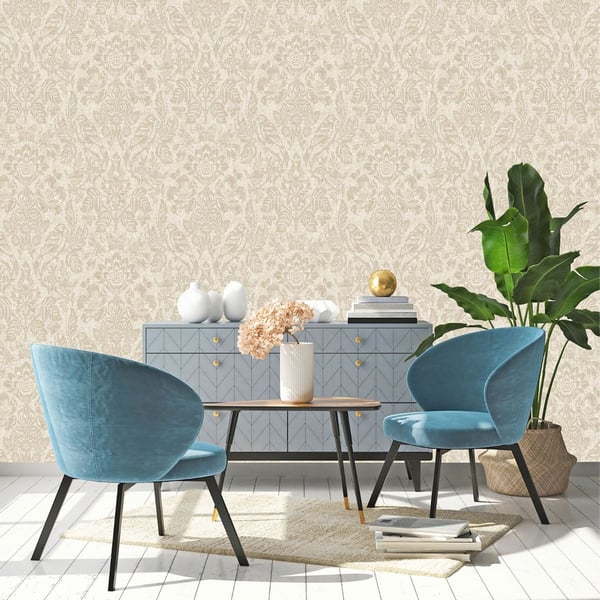 Holden Décor Hawthorn Meadow Blown Vinyl Textured Wallpaper