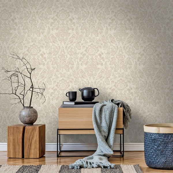 Holden Décor Hawthorn Meadow Blown Vinyl Textured Wallpaper