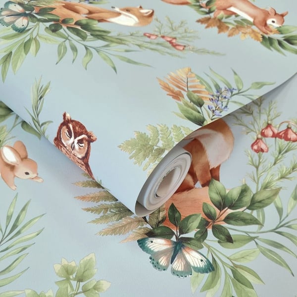 Holden Décor Forest Friends Textured Wallpaper