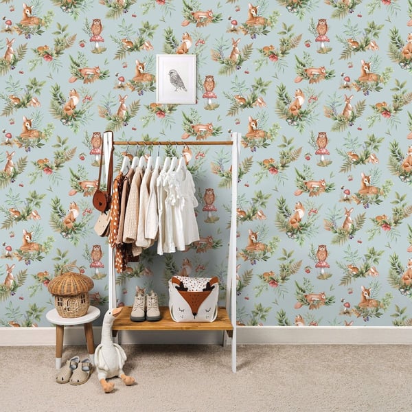 Holden Décor Forest Friends Textured Wallpaper