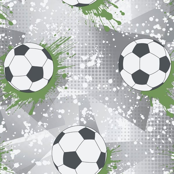 Holden Décor Frenzy Football Textured Wallpaper