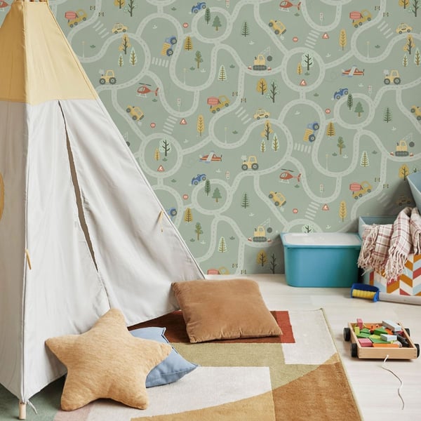 Holden Décor Roundabout Road Textured Wallpaper