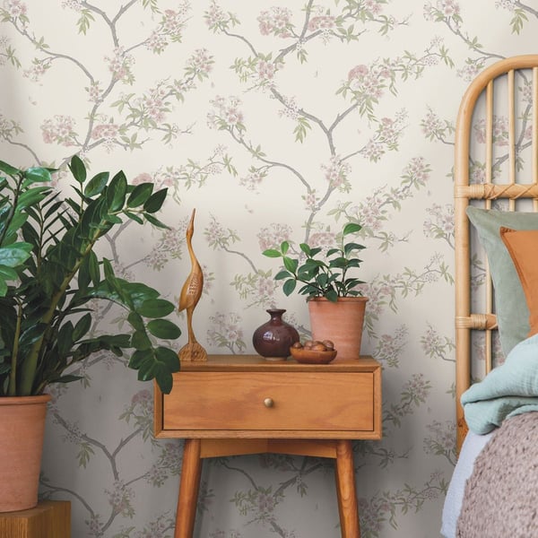 Holden Décor Cherry Blossom Wallpaper
