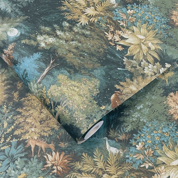 Holden Décor Midnight Woods Wallpaper