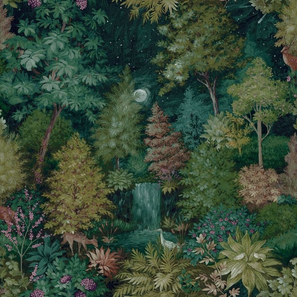 Holden Décor Midnight Woods Wallpaper