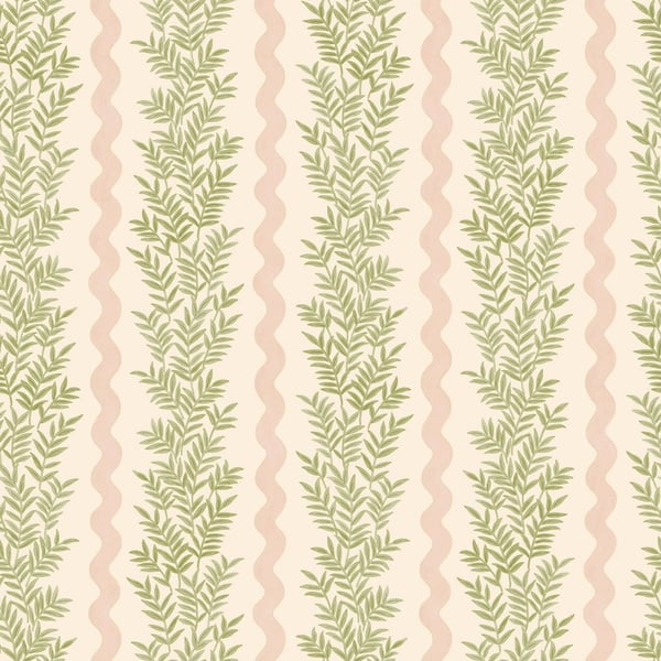 Holden Décor Foliage Stripe Textured Wallpaper