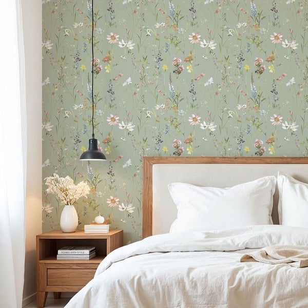World Of Wallpaper Elsie Floral Textured Wallpaper