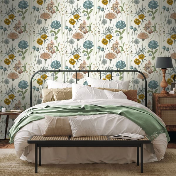 Belgravia Botanist Wood Panel Wallpaper