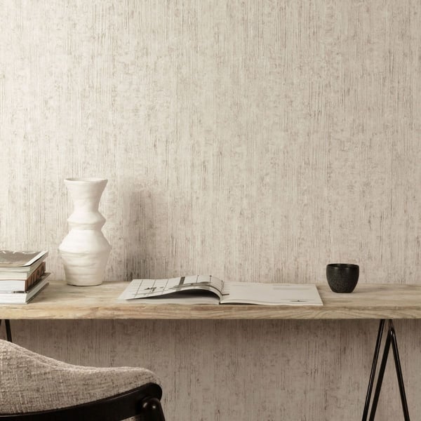 Grandeco Cemento Vinyl Textured Wallpaper