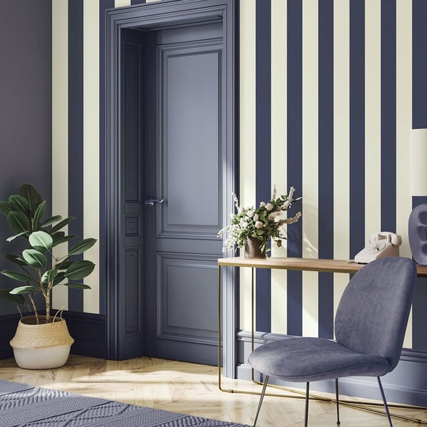 World Of Wallpaper Regency Stripe Wallpaper