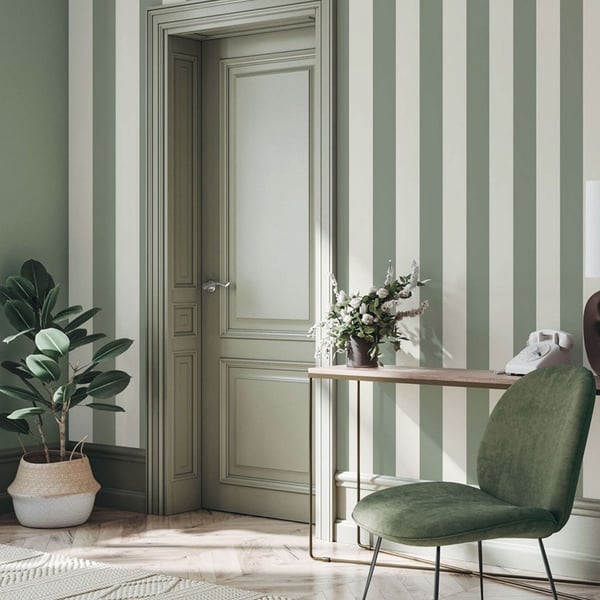 World Of Wallpaper Regency Stripe Wallpaper
