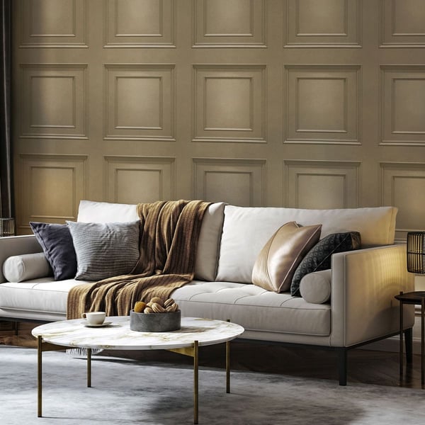 Belgravia Amara Panel Heavyweight Textured Wallpaper
