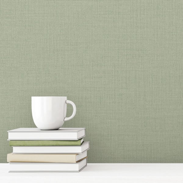 Grandeco Little Dreamers Plain Linen Textured Wallpaper