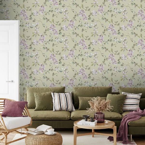 Rasch Rosalie Floral Wallpaper