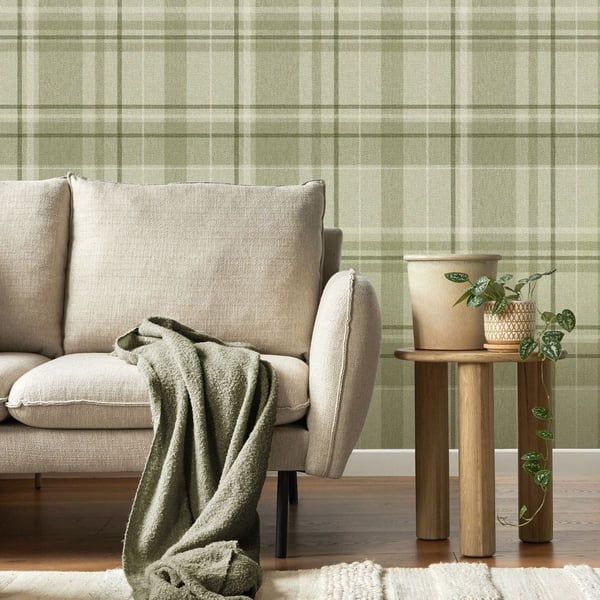 Crown Harris Ruudullinen Pehmeä Tapetti