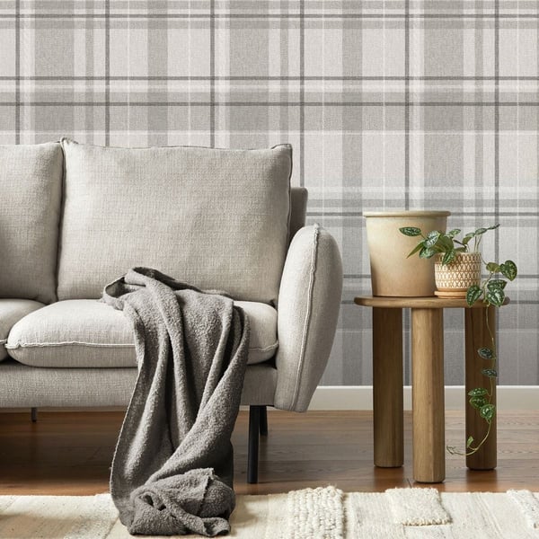 Crown Harris Ruudullinen Pehmeä Tapetti