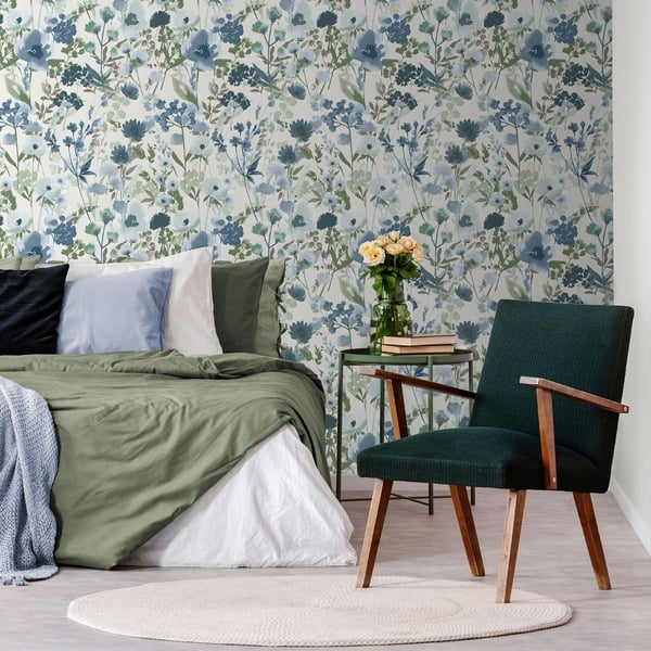 Muriva Catherine Lansfield Countryside Floral Wallpaper