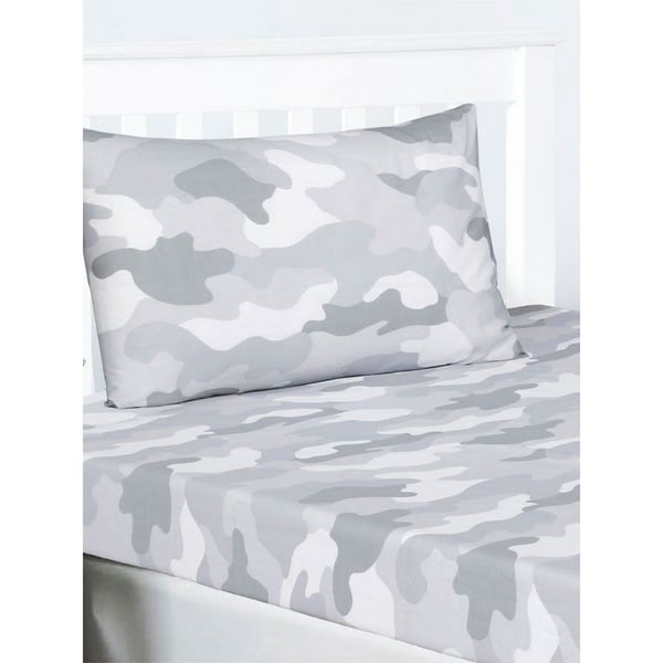 Bedding & Beyond Camouflage Fitted Bed Sheet Set