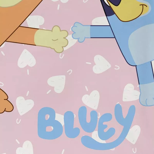 Bluey I Love U Handduk