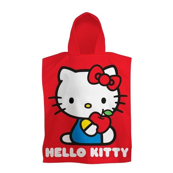 Hello Kitty Barn/Kids Fräck Handduk med Huva