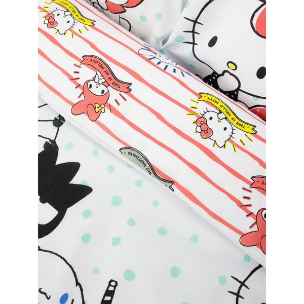 Hello Kitty & Friends harvinainen kahden hengen pussilakanasetti