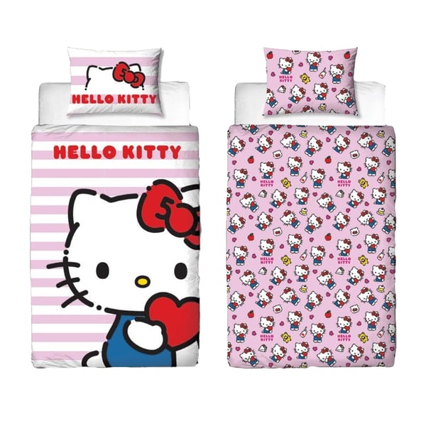 Hello Kitty Hello yhden hengen pussilakanasetti