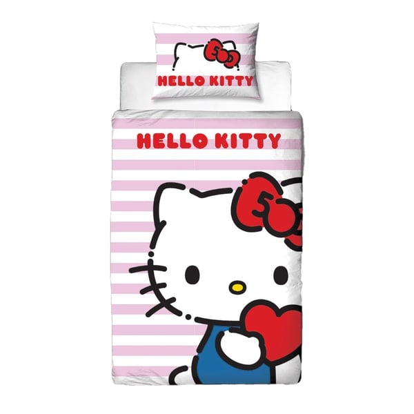 Hello Kitty Hello enkelt påslakanset