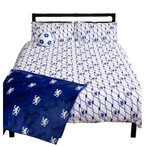 Chelsea FC Geometric Double Duvet Set