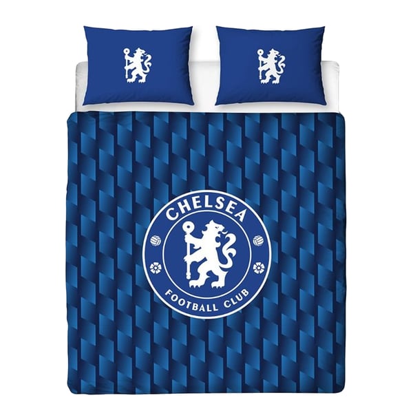 Chelsea FC Geometric Double Duvet Set