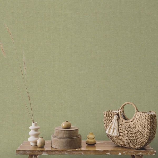 Erismann Serenity Linen Effect Lined Vinyl Wallpaper