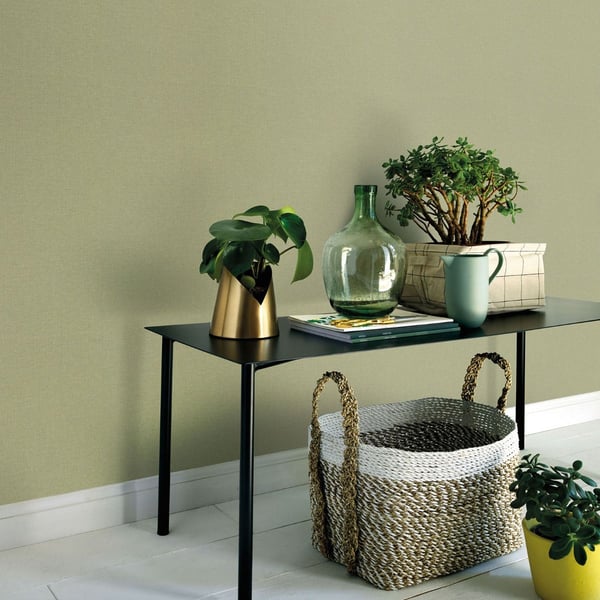 Erismann Serenity Linen Effect Lined Vinyl Wallpaper