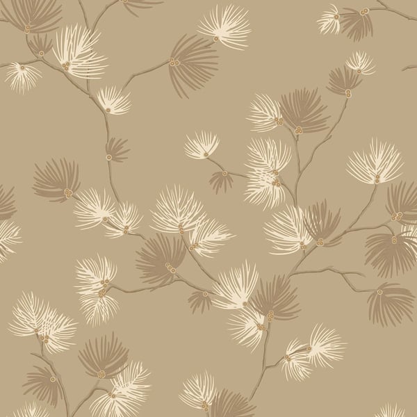 Belgravia Valentino Pine Textured Vinyl Wallpaper