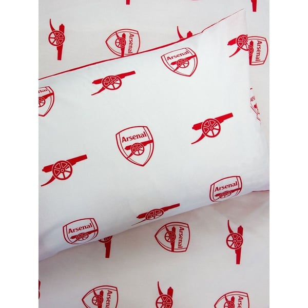 Arsenal FC Crest Duvet Cover Set