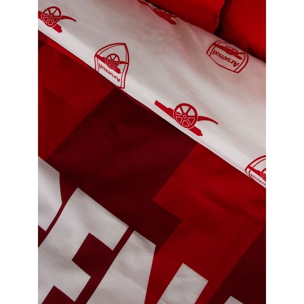 Arsenal FC Crest Duvet Cover Set