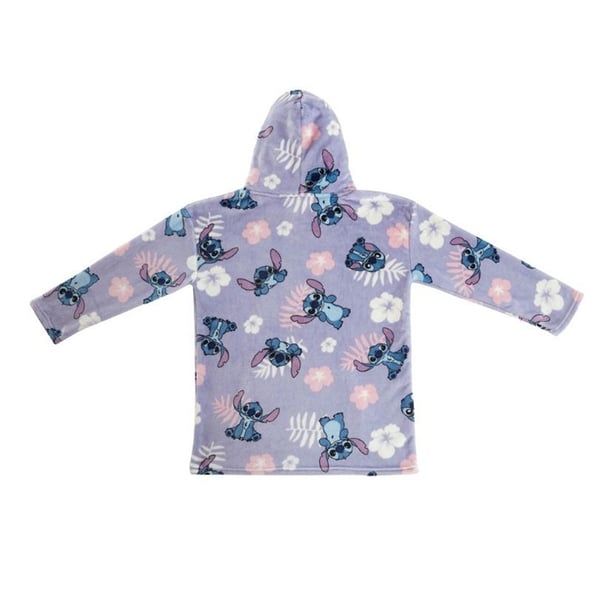 Lilo & Stitch Childrens/Kids Floral Fleece Hooded Towel