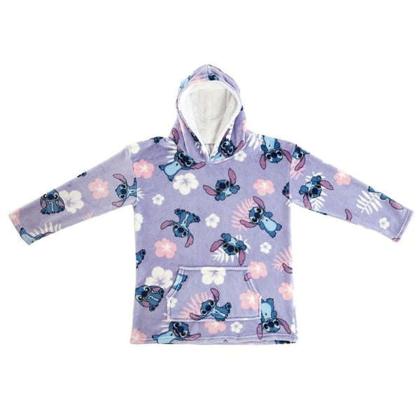 Lilo & Stitch Childrens/Kids Floral Fleece Hooded Towel