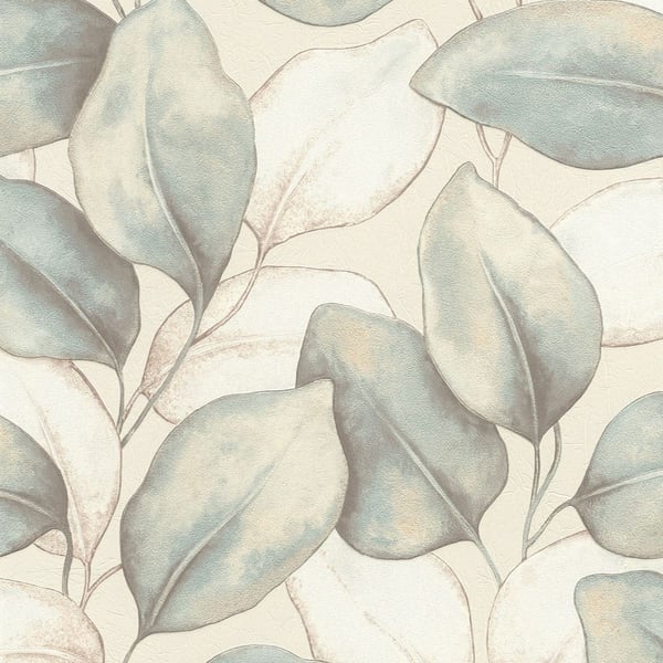 Rasch Opulenza Leaf Vinyl Wallpaper