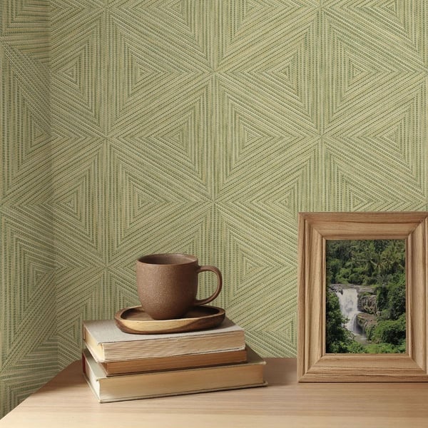 Rasch Boho Geometric Textured Vinyl Wallpaper