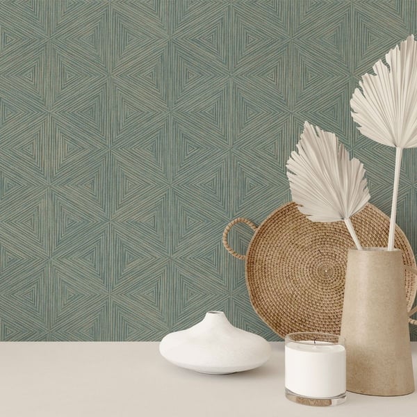 Rasch Boho Geometric Textured Vinyl Wallpaper
