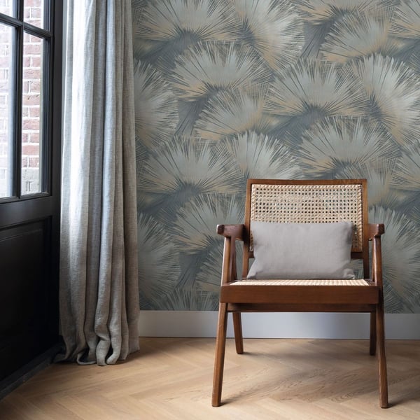 Rasch Opulenza Fan Vinyl Wallpaper