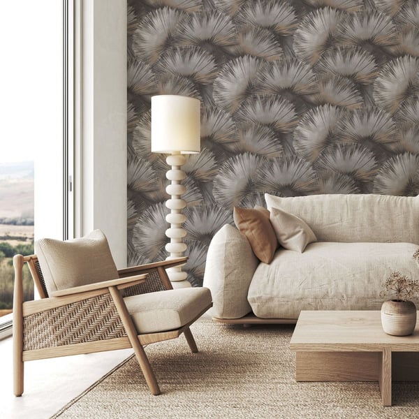 Rasch Opulenza Fan Vinyl Wallpaper
