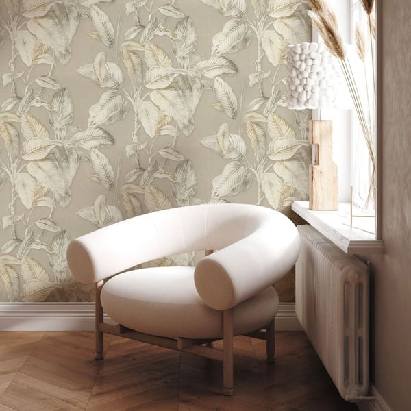 Rasch Boho Palmblad Vinyltapet