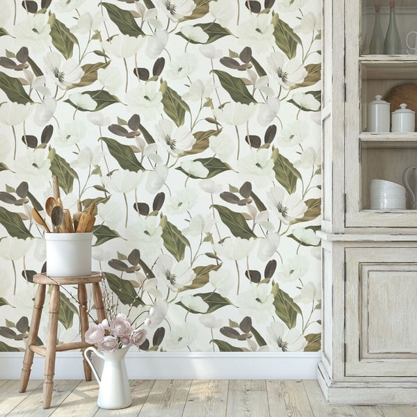 Erismann Fairy Blossom Floral Vinyl Wallpaper