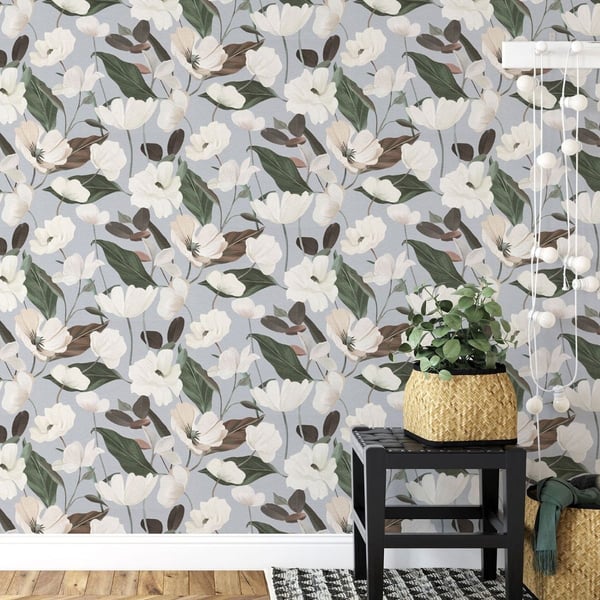 Erismann Fairy Blossom Floral Vinyl Wallpaper
