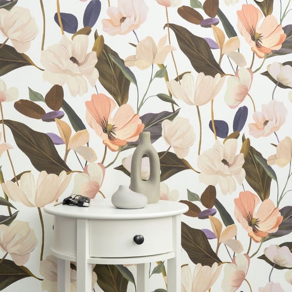 Erismann Fairy Blossom Floral Vinyl Wallpaper