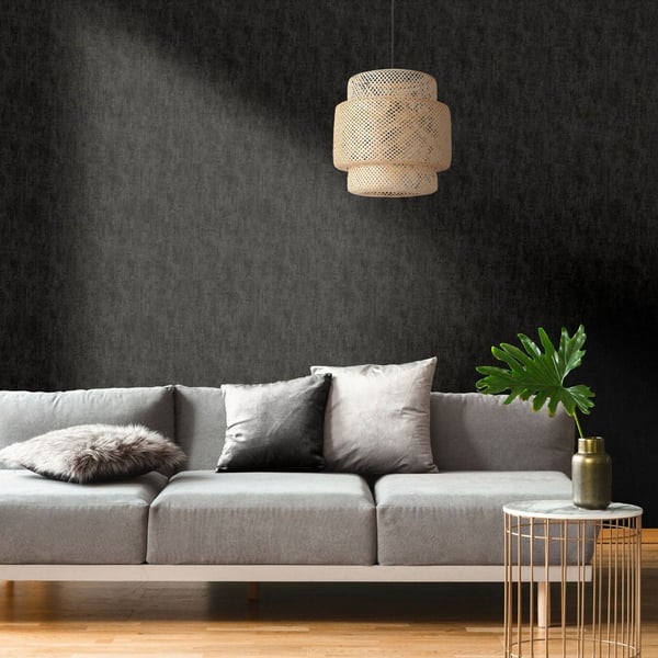 Muriva Darcy James Collection Linen Effect Textured Wallpaper