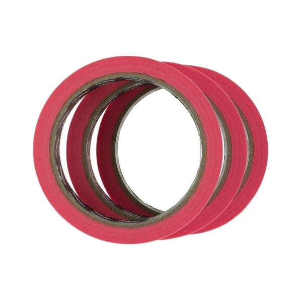 Coral Precision Masking Tape (Pack of 3)