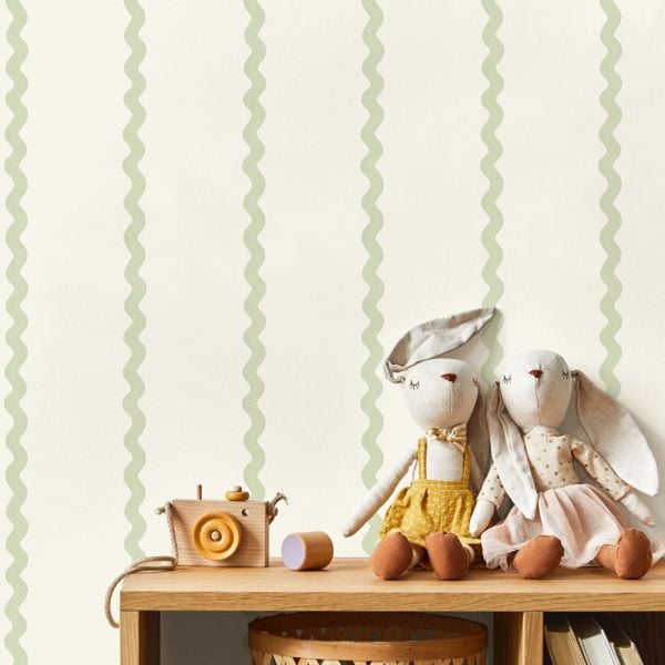 World Of Wallpaper Wiggle Stripes Wallpaper
